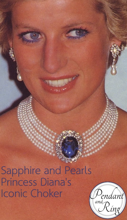 The Princess and The Pearls ~ Princess Diana's Pearl Choker with Sapphire  Brooch Clasp ⋆ ADORN Jewellers of Chesterfield ~ Unusual Jewellery  Stockists Derbyshire