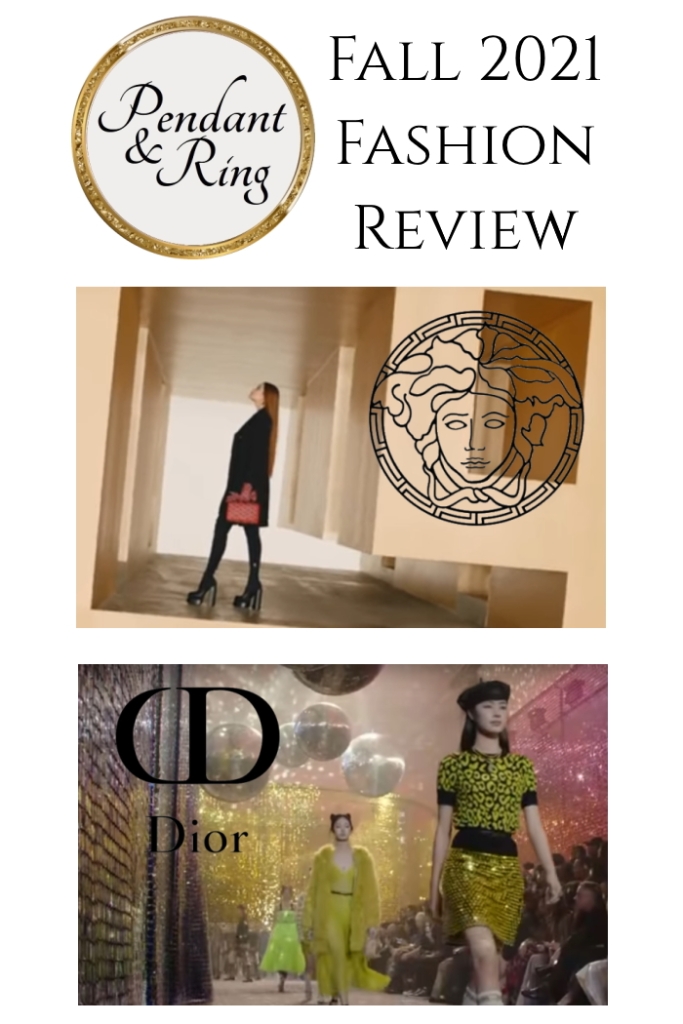 Pendant and Ring, Versace, Dior, Fall 2021, Fashion Show Review
